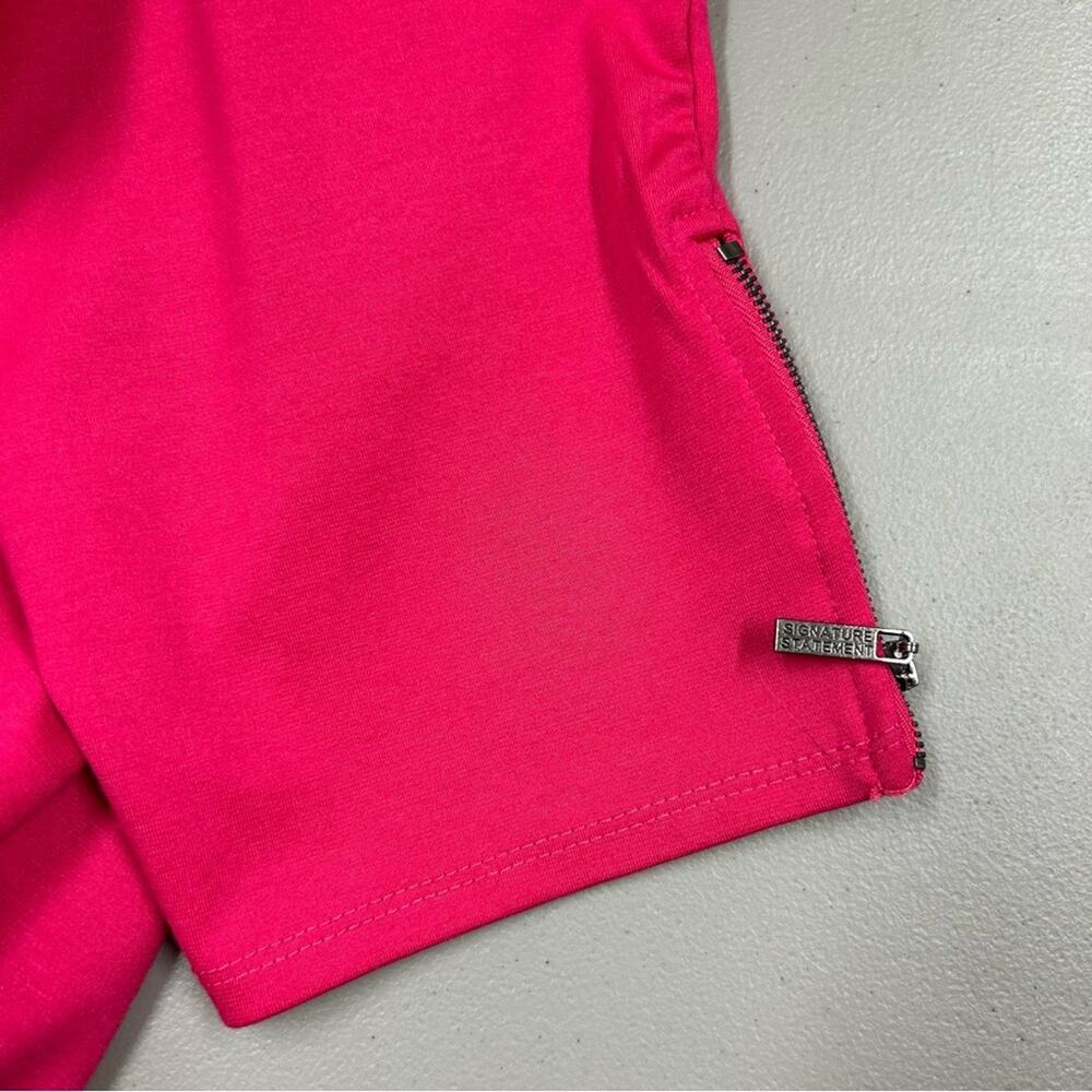 Serena Williams Signature Blue Pink Joggers Lounge Pants Zip Ankle Comfort 3X - Picture 3 of 9